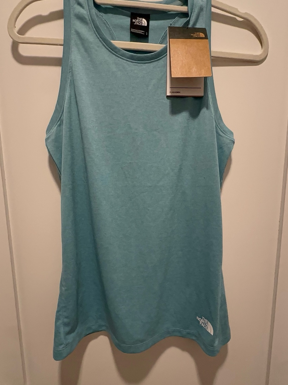The North Face Women's Light Teal Tank Top - Sleeveless Active Tee